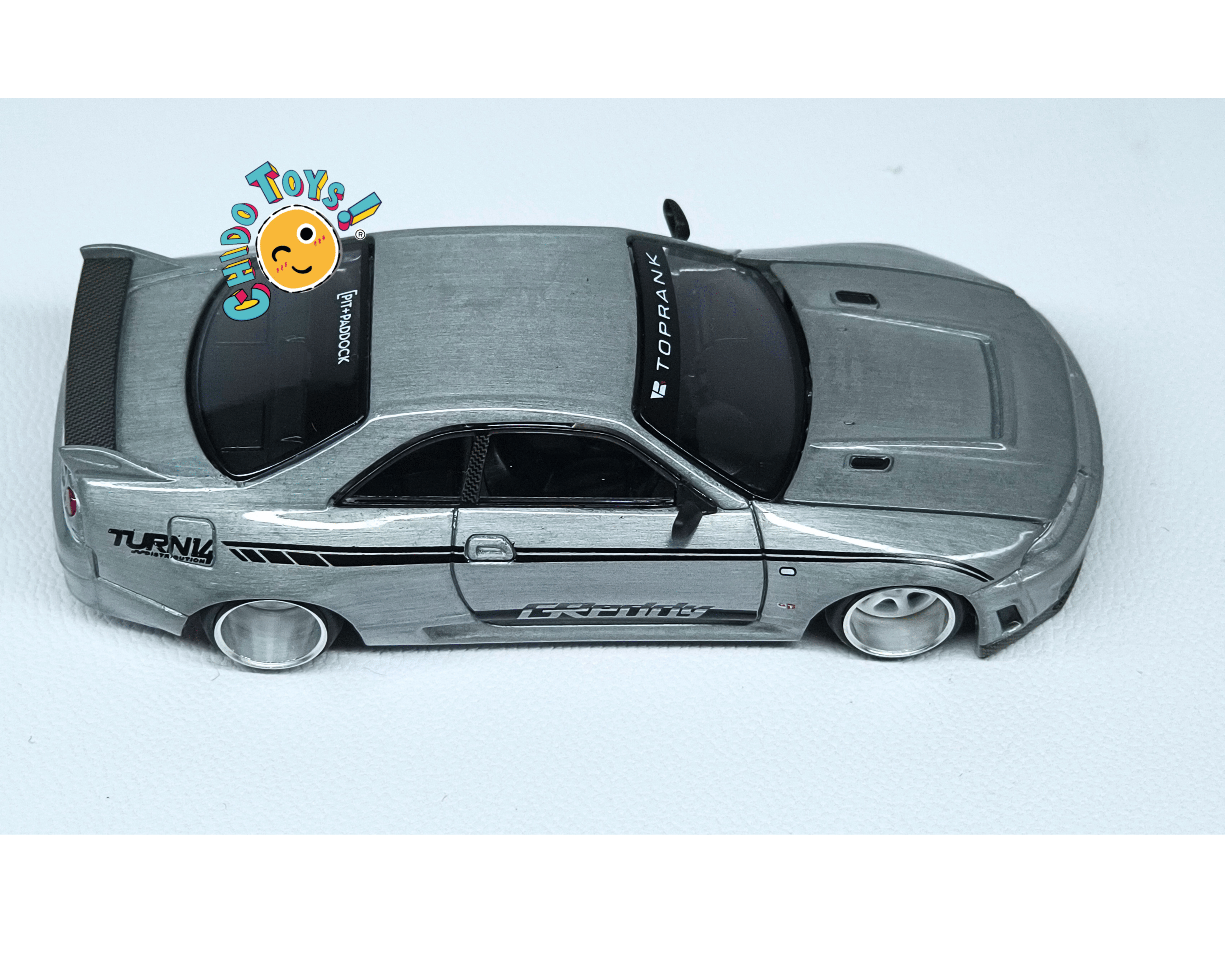 Kaido House 097Nissan Skyline GT - R R33 CHASE 1:64 metal expuesto - Chido Toys