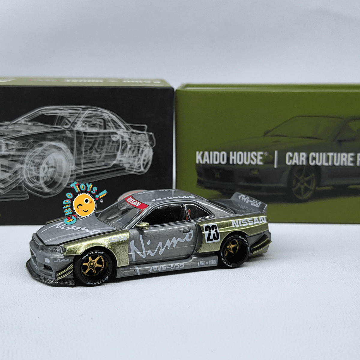 Kaido House #103 Nissan Skyline GT-R R34 Nismo CHASE 1:64 exposed 