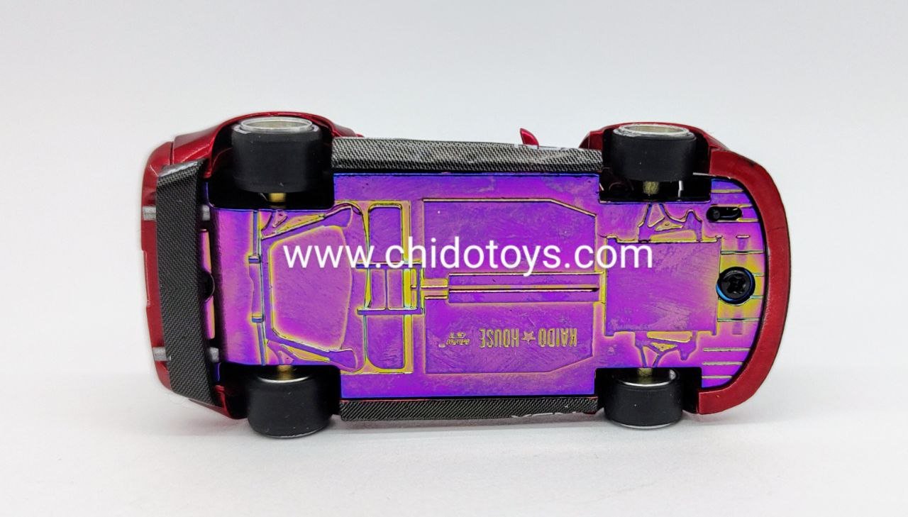 Kaido House Honda NSX Evasive V1 1:64 rojo con faros retráctiles, primera edición - Chido Toys