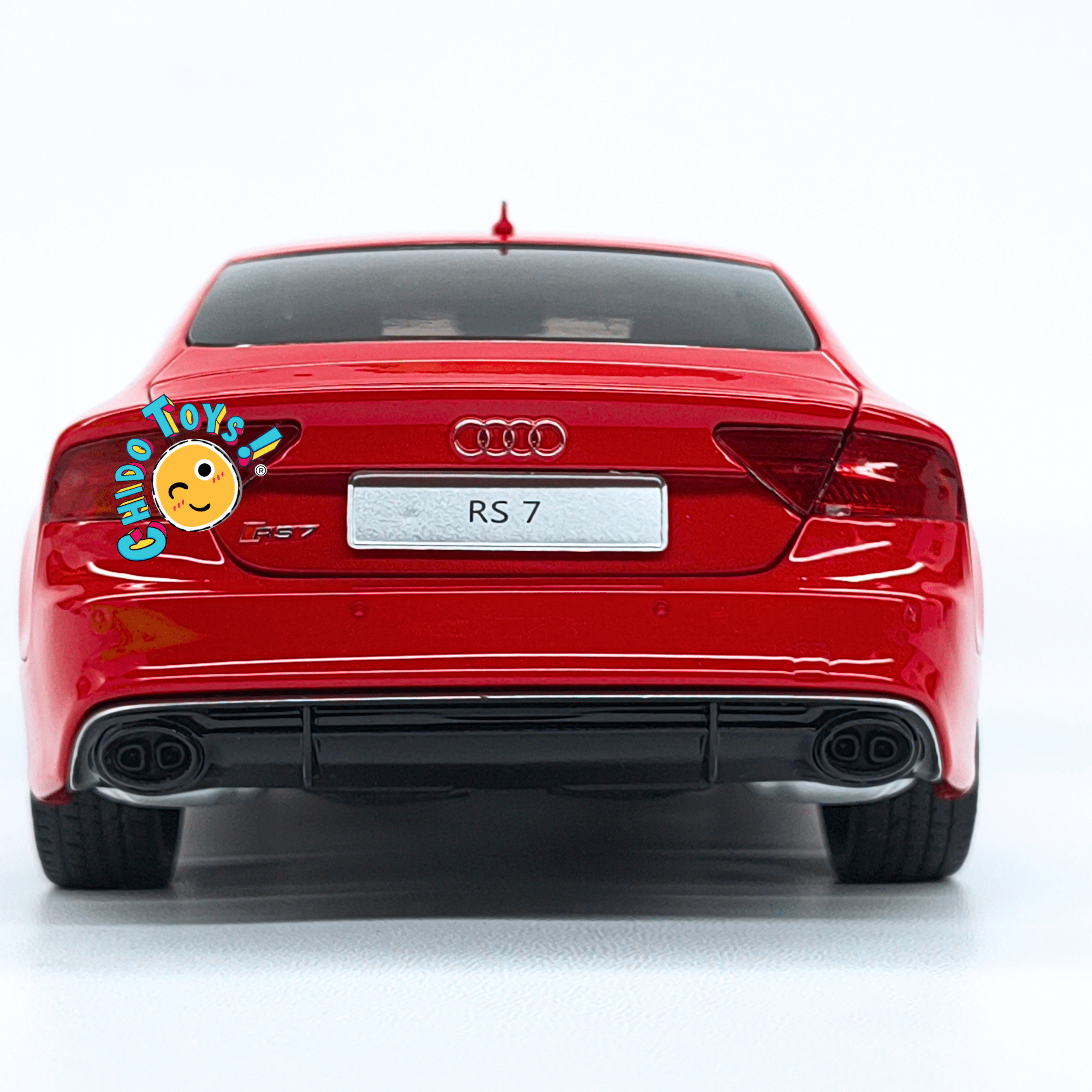 KengFai Audi RS7 Sportback C7 1:18 rojo diecast con apertura total - Chido Toys