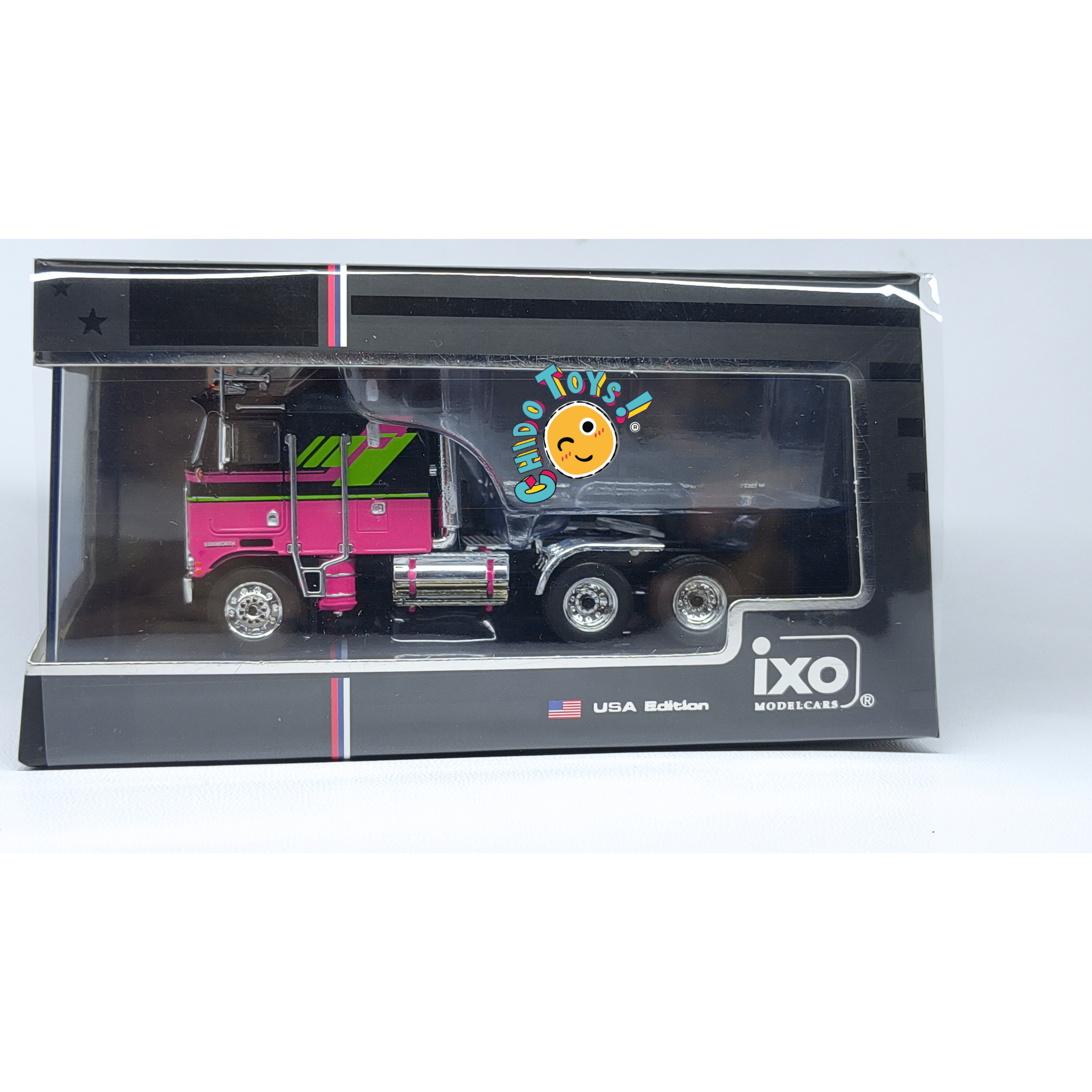 Kenworth K100 Aerodyne 1976 iXO Models 1:64 quinta móvil - Chido Toys