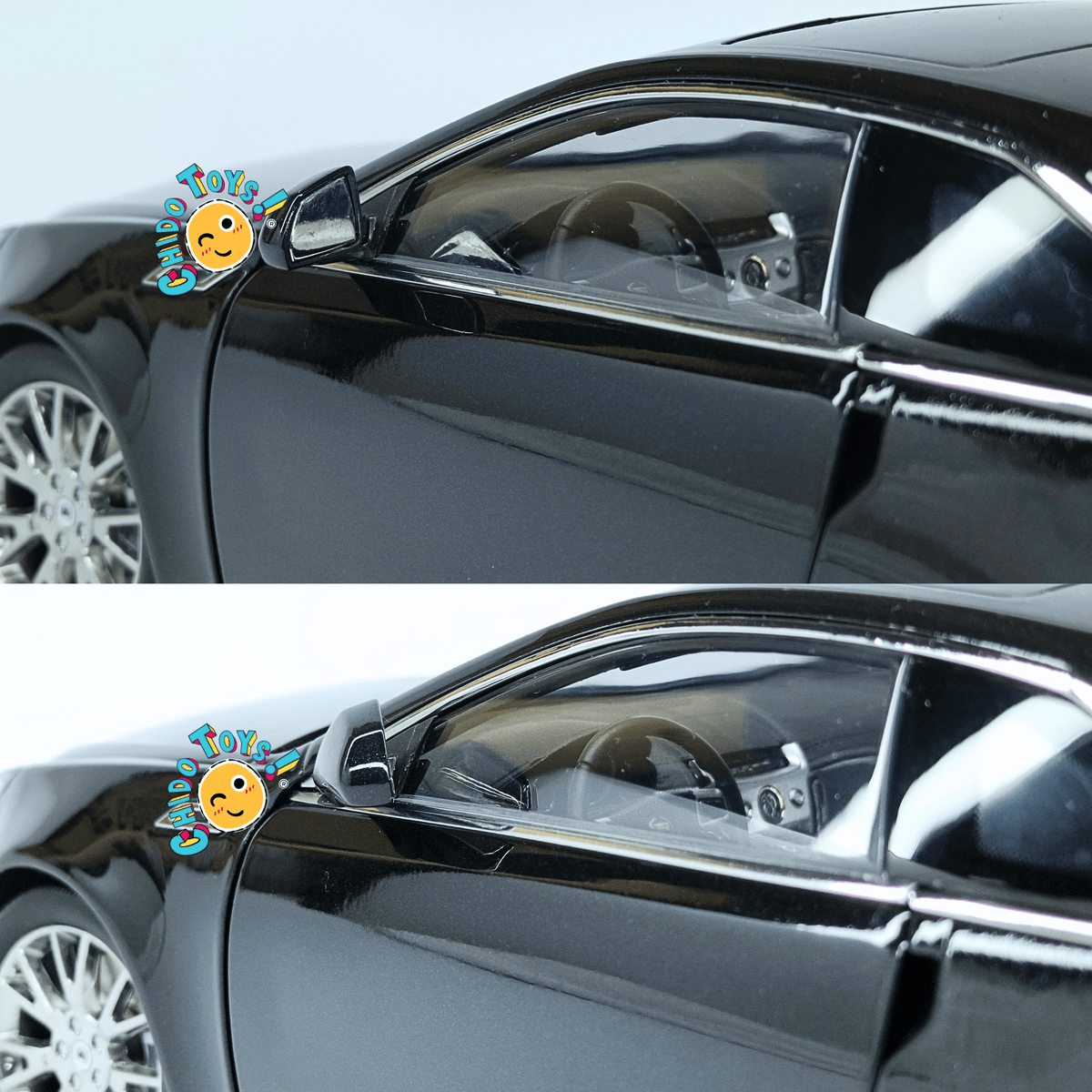 Kyosho Cadillac CTS Coupé 1:18 Black Metallic con apertura total - Chido Toys