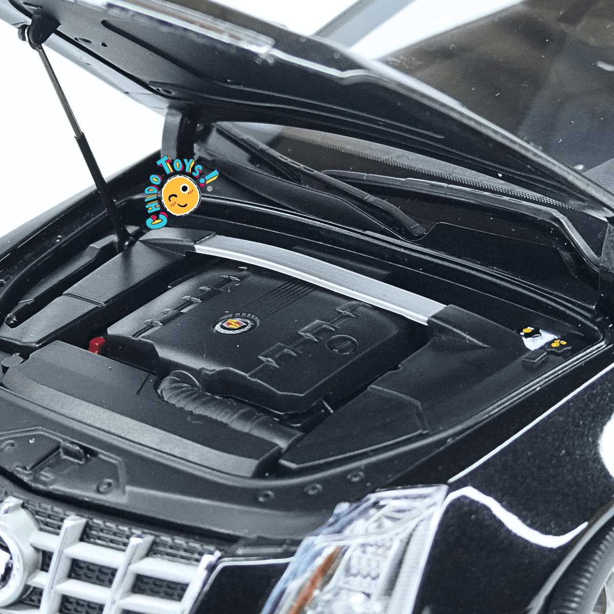 Kyosho Cadillac CTS Coupé 1:18 Black Metallic con apertura total - Chido Toys