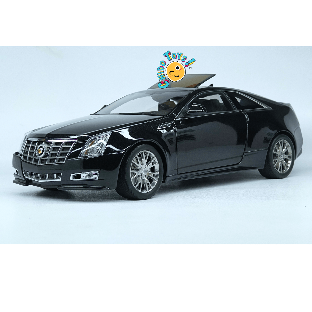 Kyosho Cadillac CTS Coupé 1:18 Black Metallic con apertura total - Chido Toys