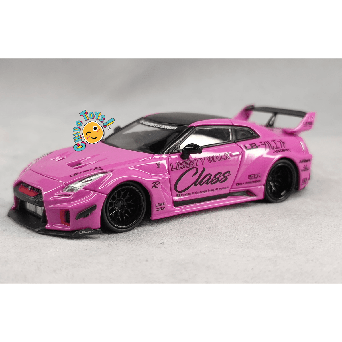 1:64 scale car, CM Model brand, GT-R R35 model – Chido Toys