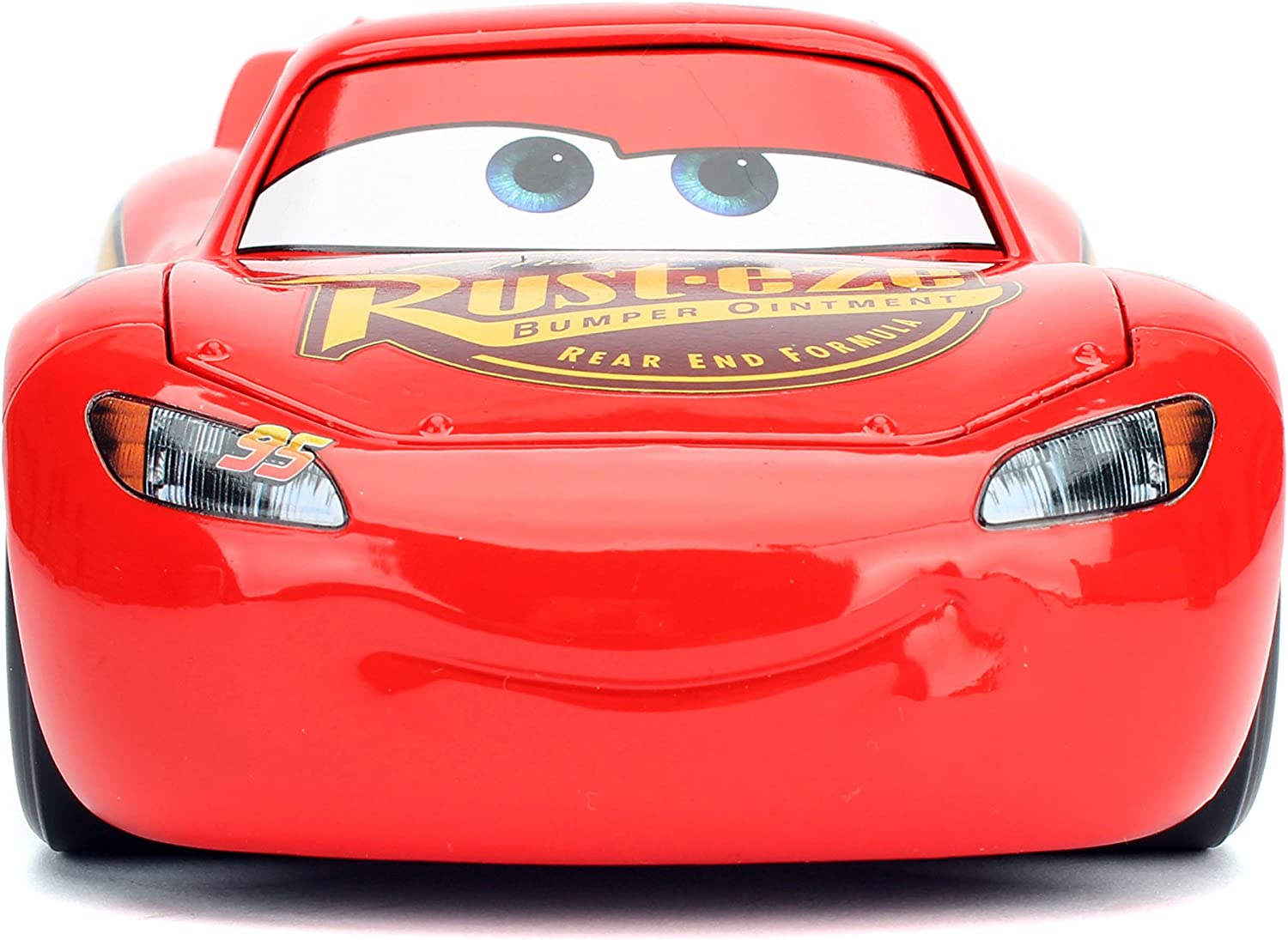 Lightning McQueen Exclusive Tire Rack Edition 1:18 con estantería - Chido Toys