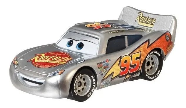 Lightning McQueen Silver Edition – Disney Pixar Cars – Versión Metálica Escala 1:55 - Chido Toys
