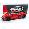 Maisto Exclusive Audi R8 V10 Plus 1:18 blanco con dirección y suspensión - Chido Toys