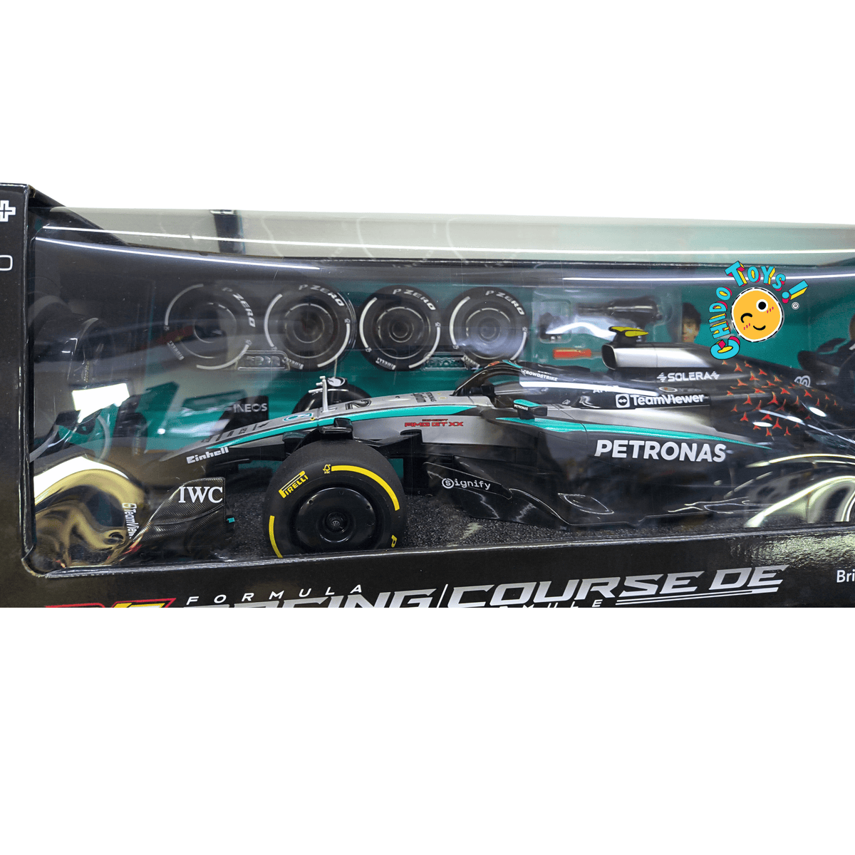 Maisto Tech R/C Mercedes-AMG F1 W16 British GP 2025 1:10 Antonelli #12 - Chido Toys