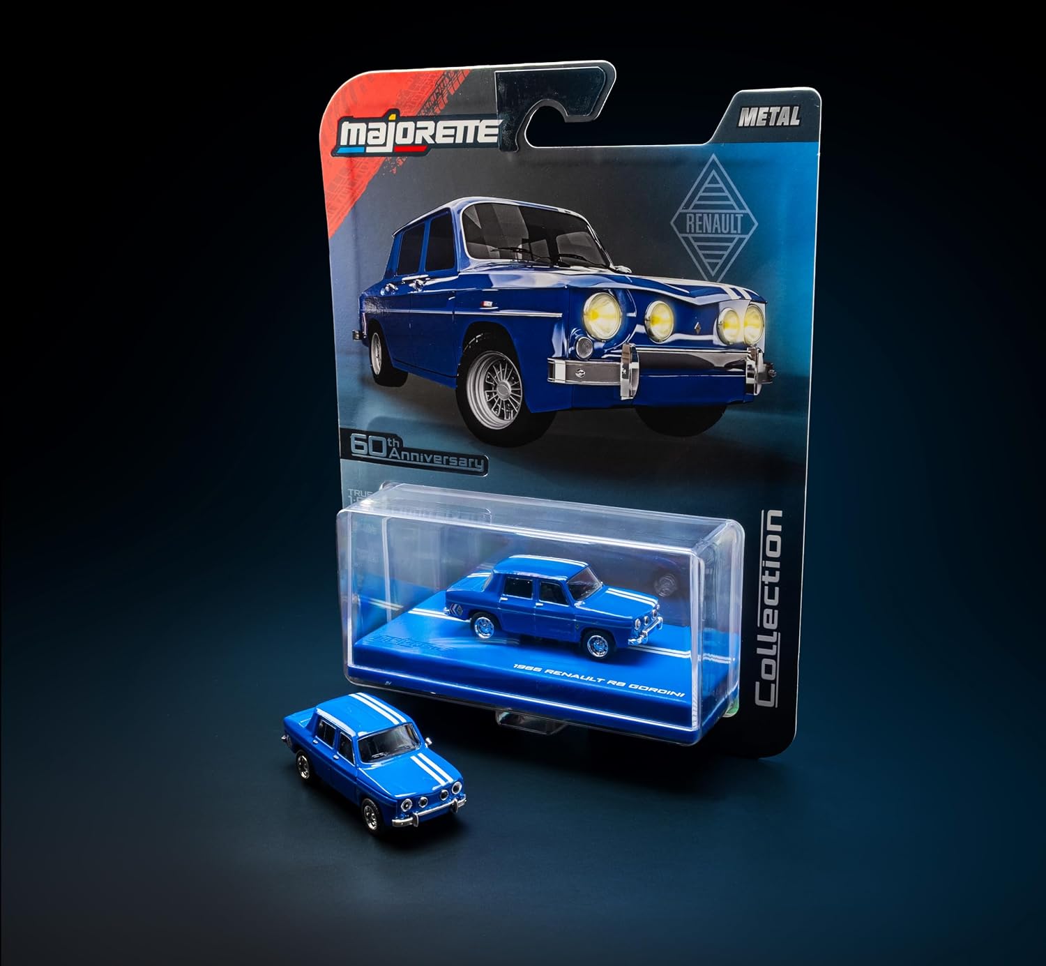 Majorette Renault R8 Gordini 1966 Collection 1:64 con Capelo - Chido Toys