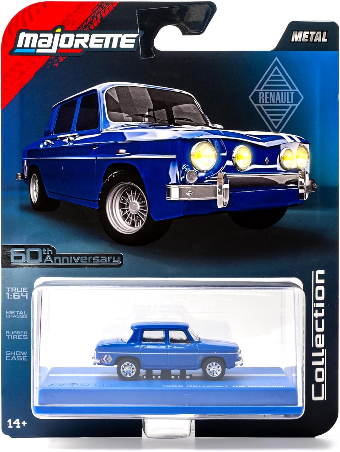 Majorette Renault R8 Gordini 1966 Collection 1:64 con Capelo - Chido Toys