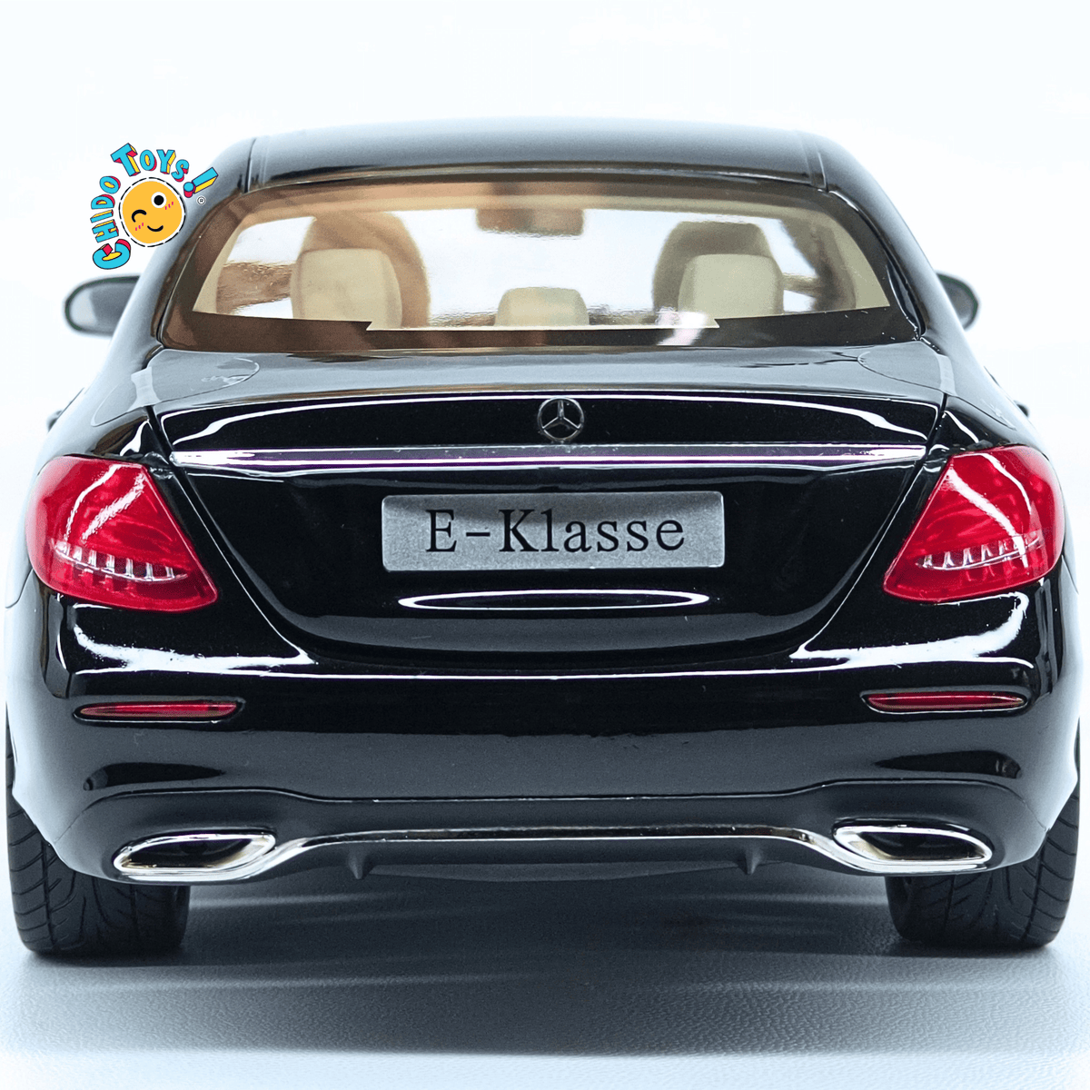 Mercedes-Benz Clase E W213 AMG Line iScale 1:18 Obsidian Black con apertura total - Chido Toys