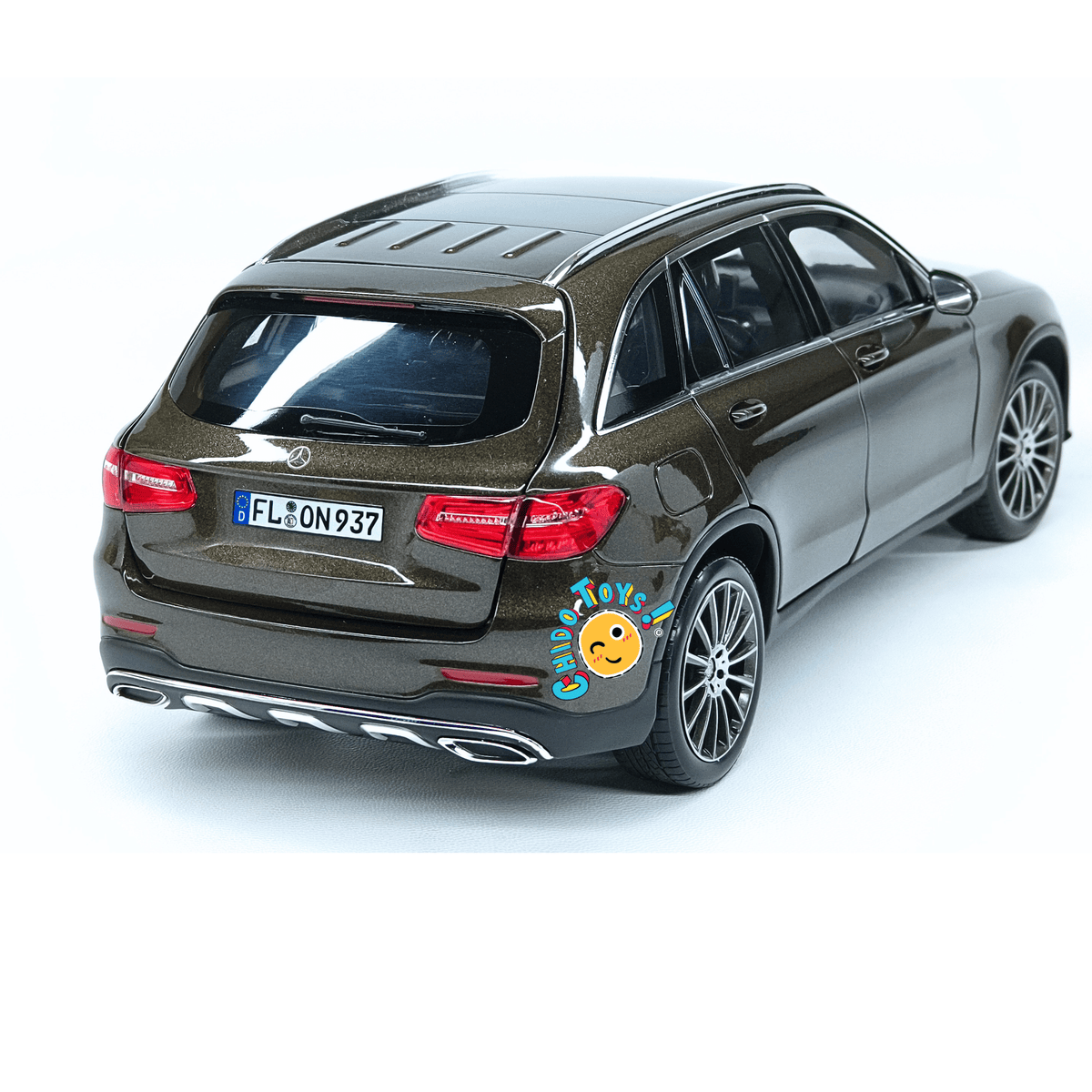 Mercedes-Benz GLC 1:18 Norev marrón metálico con apertura total - Chido Toys