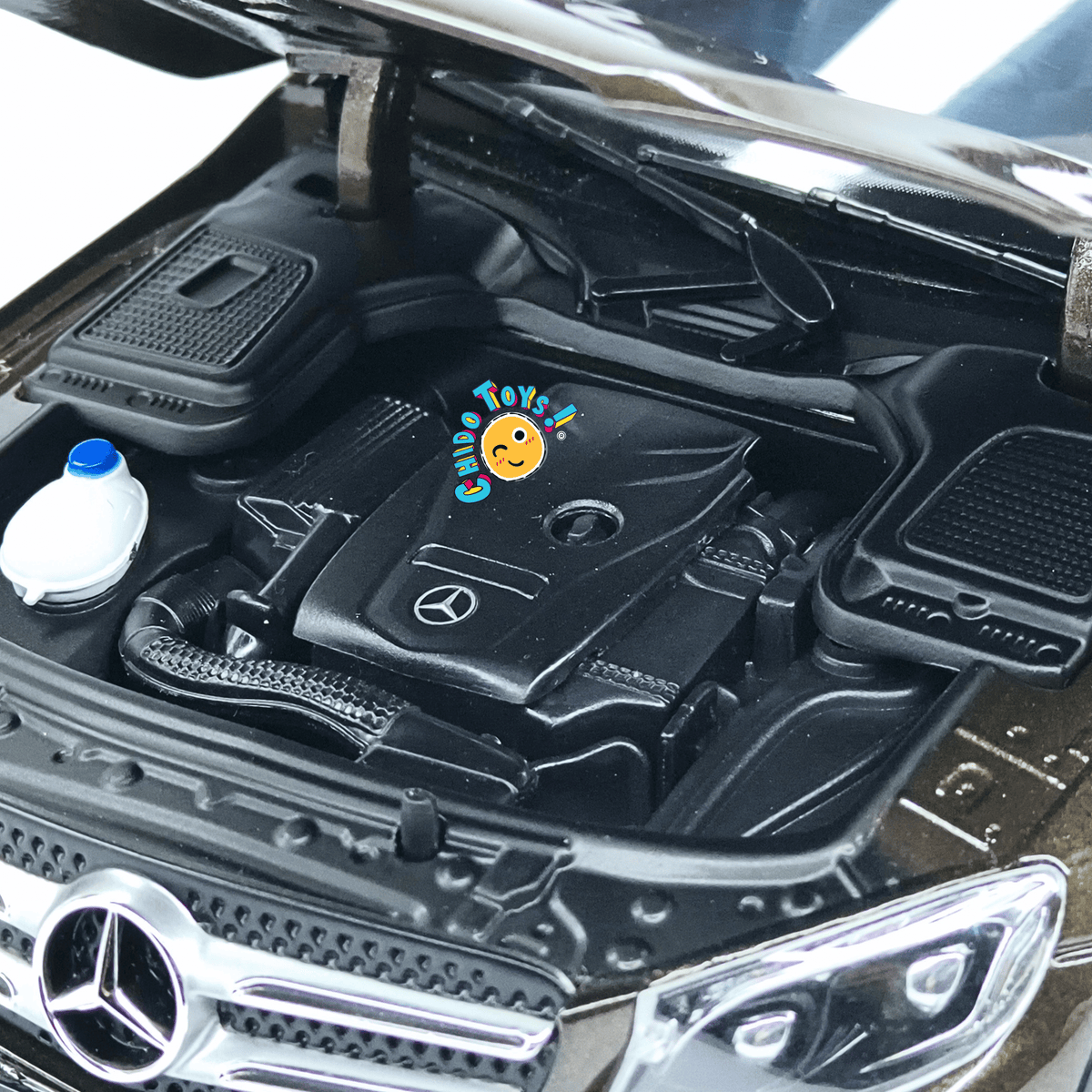 Mercedes-Benz GLC 1:18 Norev marrón metálico con apertura total - Chido Toys