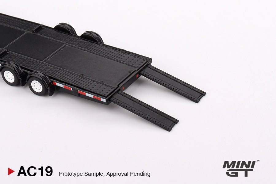 Mini GT AC19 Remolque Car Hauler 1:64 Negro Funcional - Chido Toys