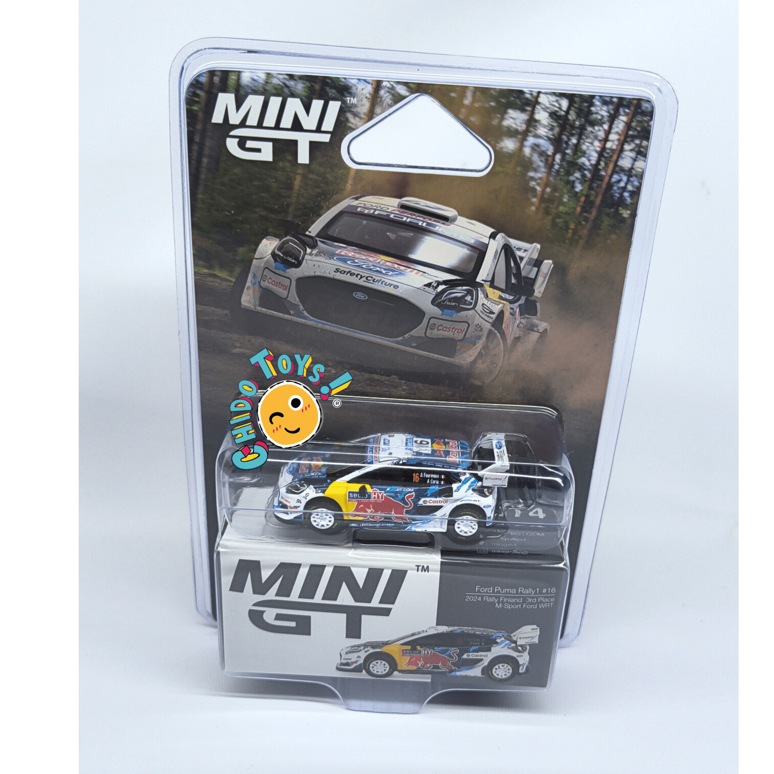 Mini GT Ford Puma Rally1 16 1:64 Red Bull WRC - Chido Toys