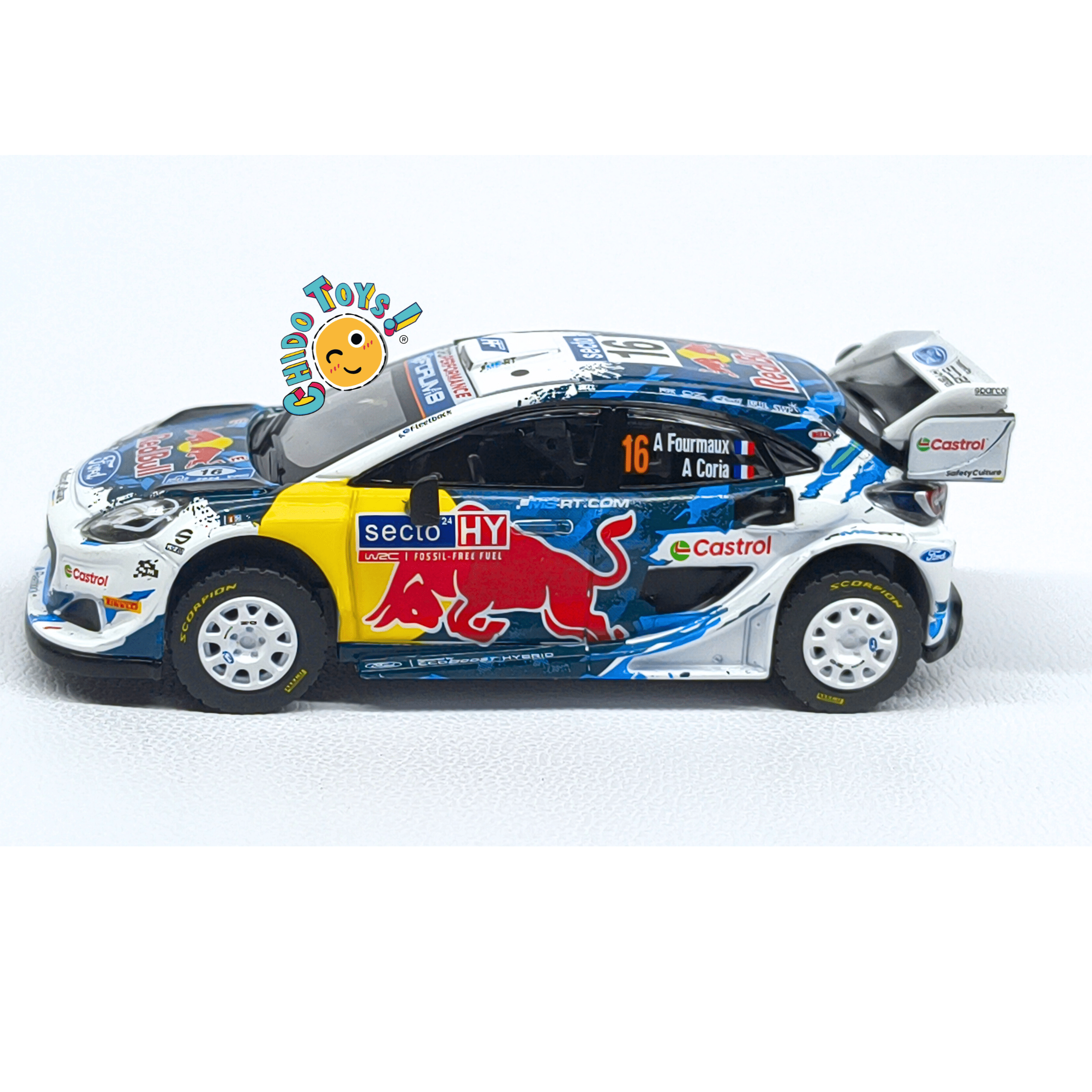 Mini GT Ford Puma Rally1 16 1:64 Red Bull WRC - Chido Toys
