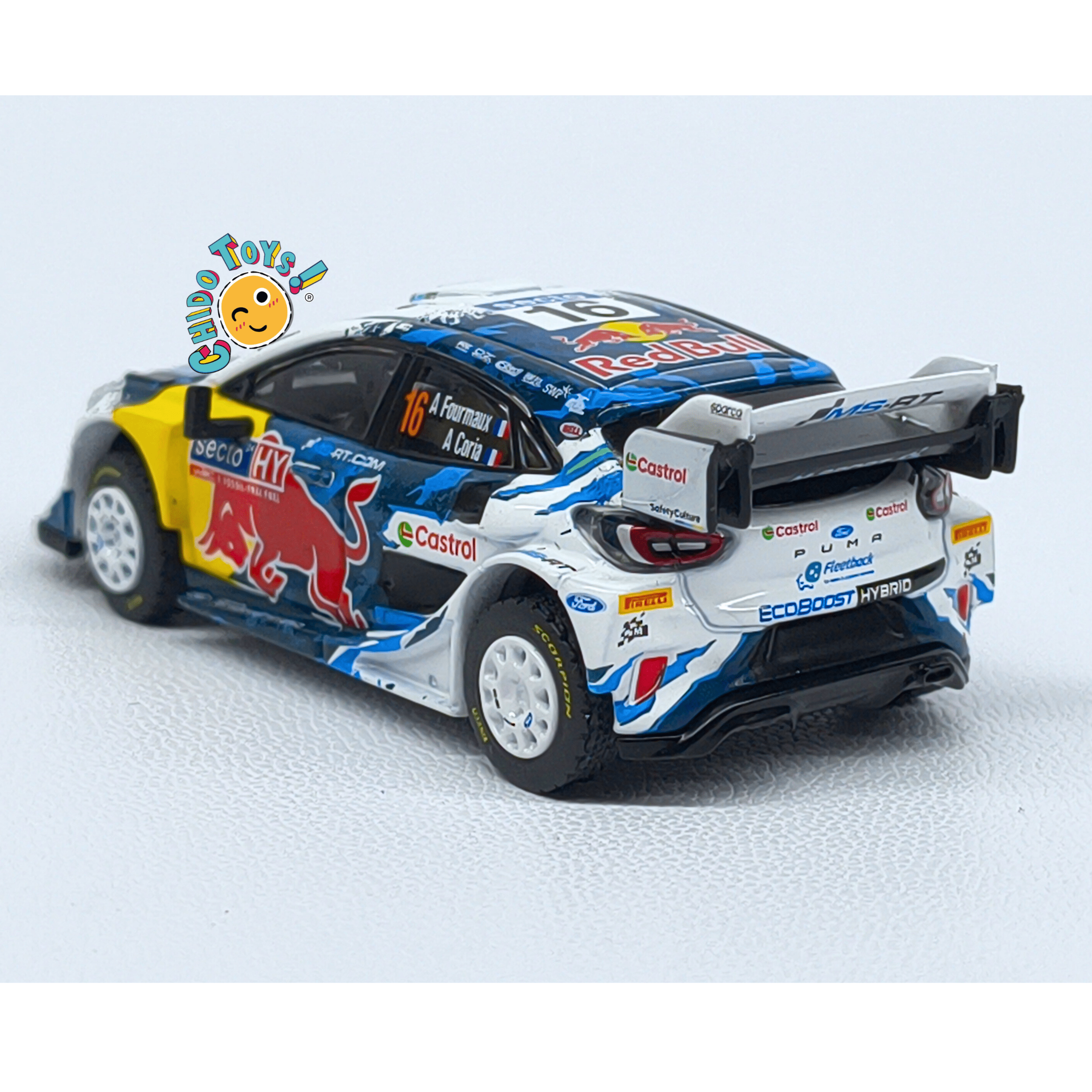 Mini GT Ford Puma Rally1 16 1:64 Red Bull WRC - Chido Toys