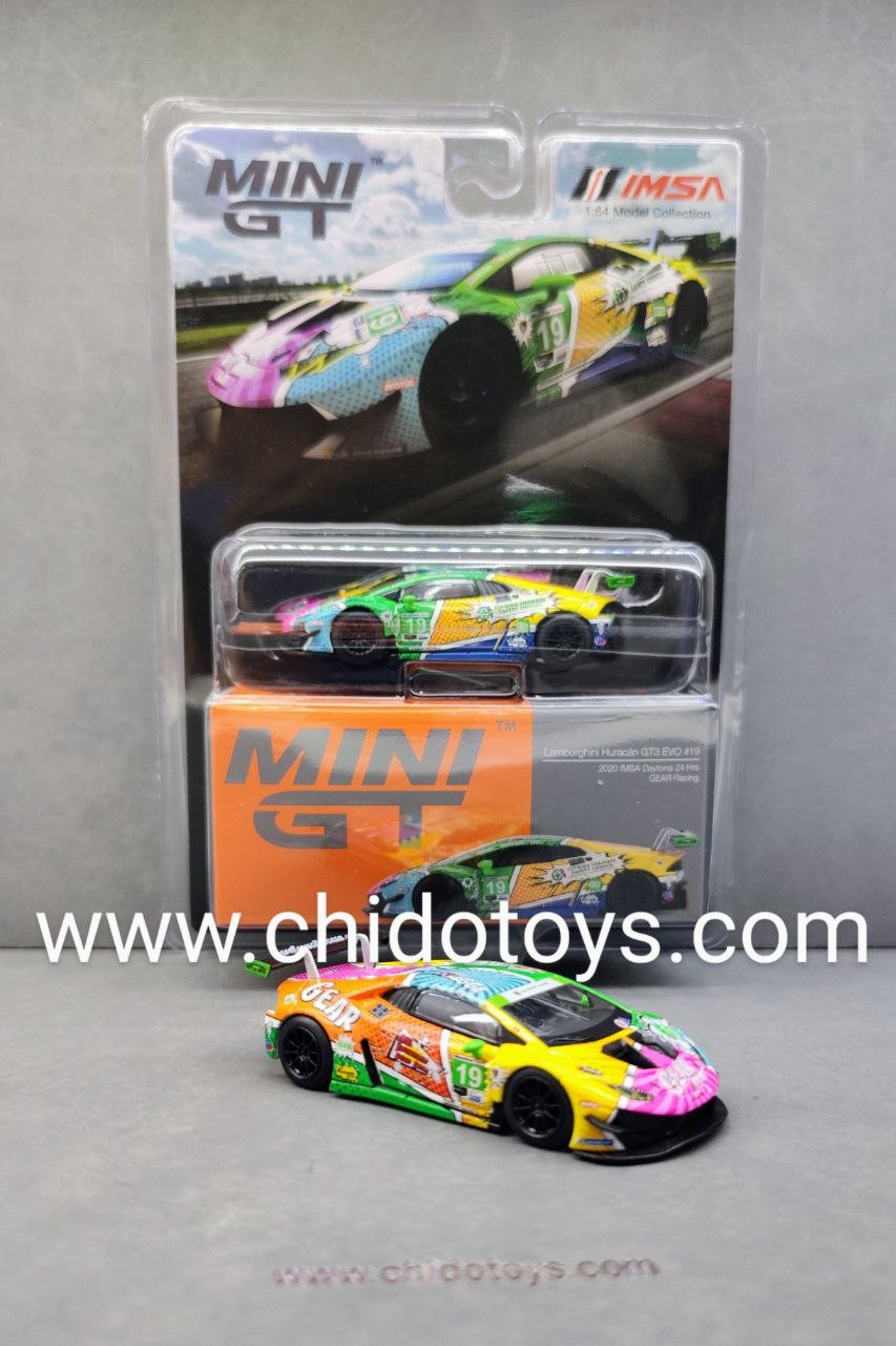 Mini GT Lamborghini Huracán GT3 EVO 19 1:64 – Colección Exclusiva en Metal - Chido Toys