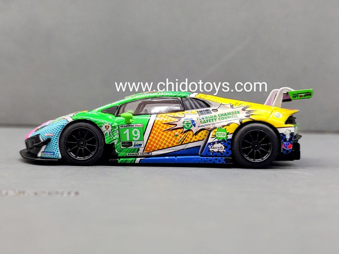 Mini GT Lamborghini Huracán GT3 EVO 19 1:64 – Colección Exclusiva en Metal - Chido Toys