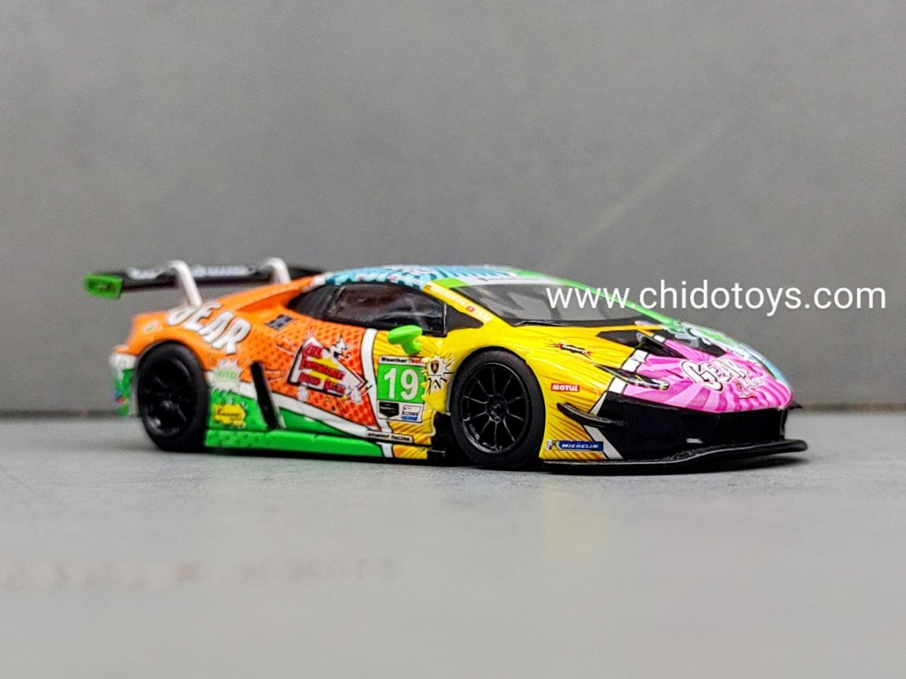 Mini GT Lamborghini Huracán GT3 EVO 19 1:64 – Colección Exclusiva en Metal - Chido Toys