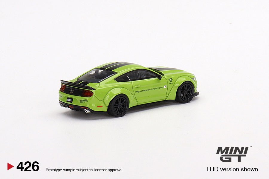 Mini GT LB - Works Ford Mustang 1:64 Grabber Lime limitado - Chido Toys