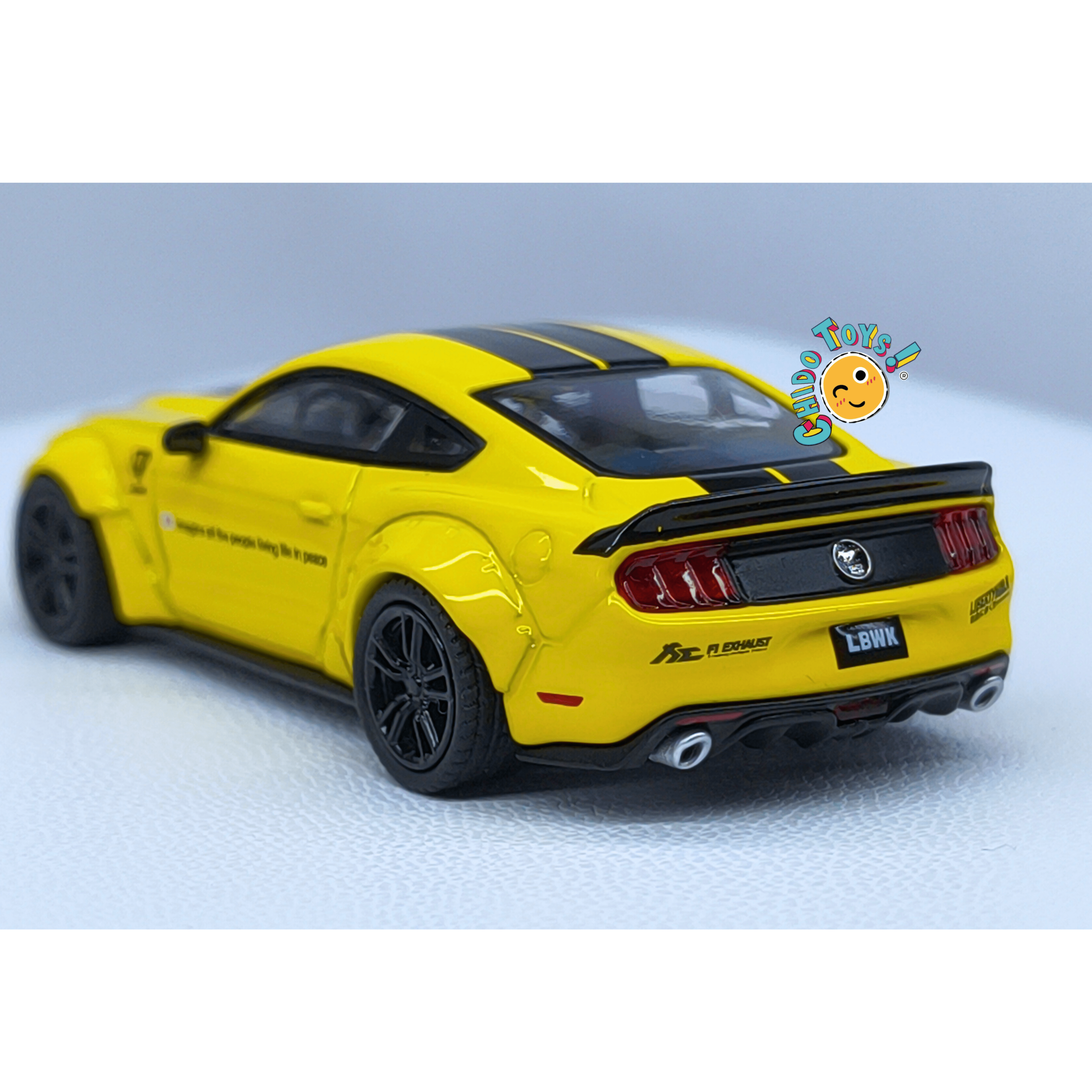 Mini GT LB - WORKS Ford Mustang 1:64 Triple Yellow - Chido Toys