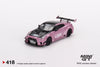 Mini GT LBWK Nissan 35GT - RR 1:64 Passion Pink limitado - Chido Toys