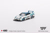 Mini GT LBWK Nissan Silvia S15 1:64 Auto Finesse blanco/teal - Chido Toys