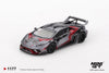 MINI GT LB★WORKS Lamborghini Huracán GT RONIN 1:64 gris y rojo - Chido Toys