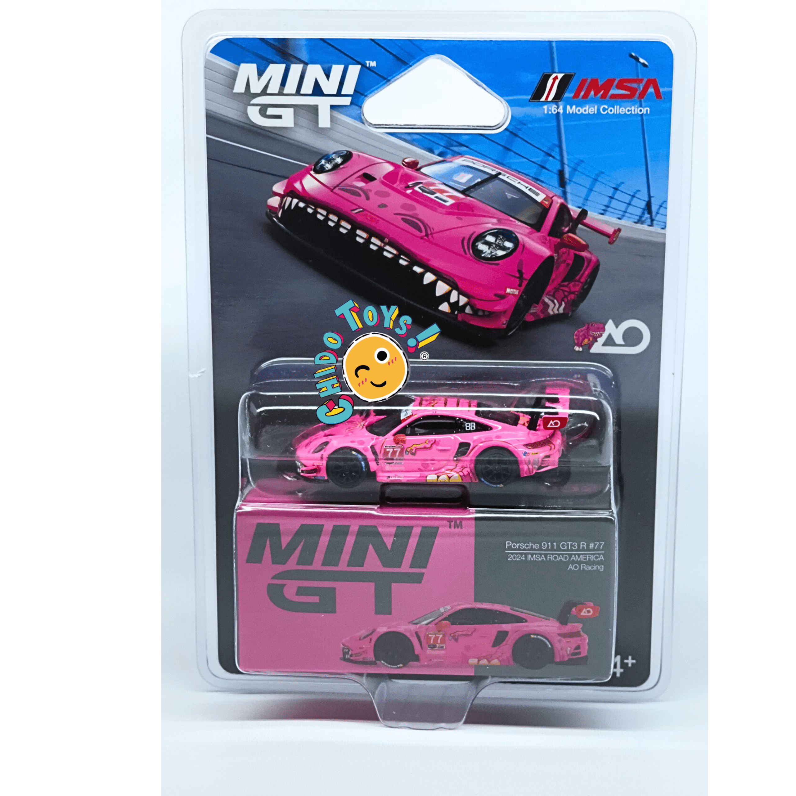 Mini GT Porsche 911 GT3 R 77 1:64 IMSA 2024 AO - Chido Toys