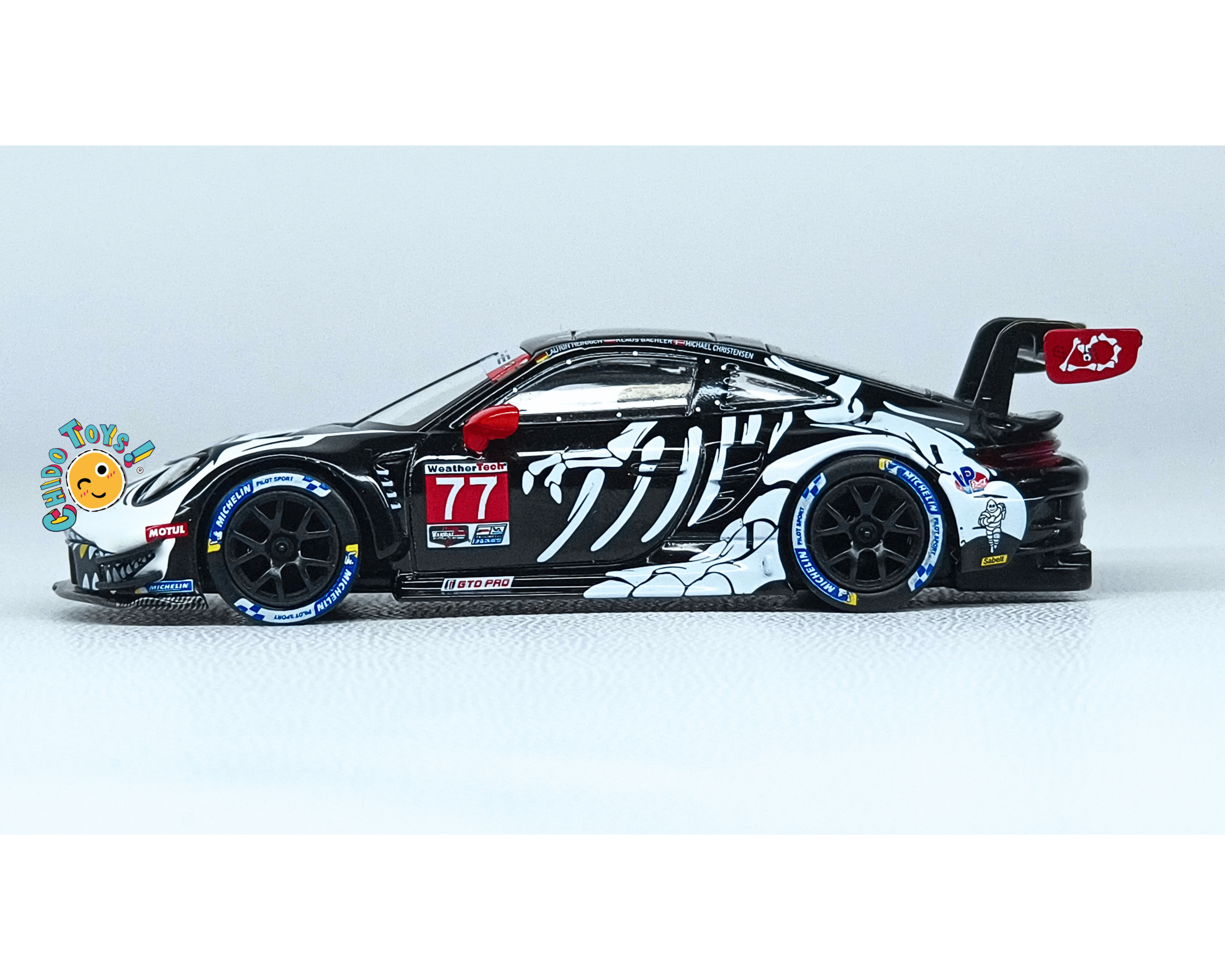Mini GT Porsche 911 GT3 R Rexy 77 IMSA 1:64 Edición Especial - Chido Toys