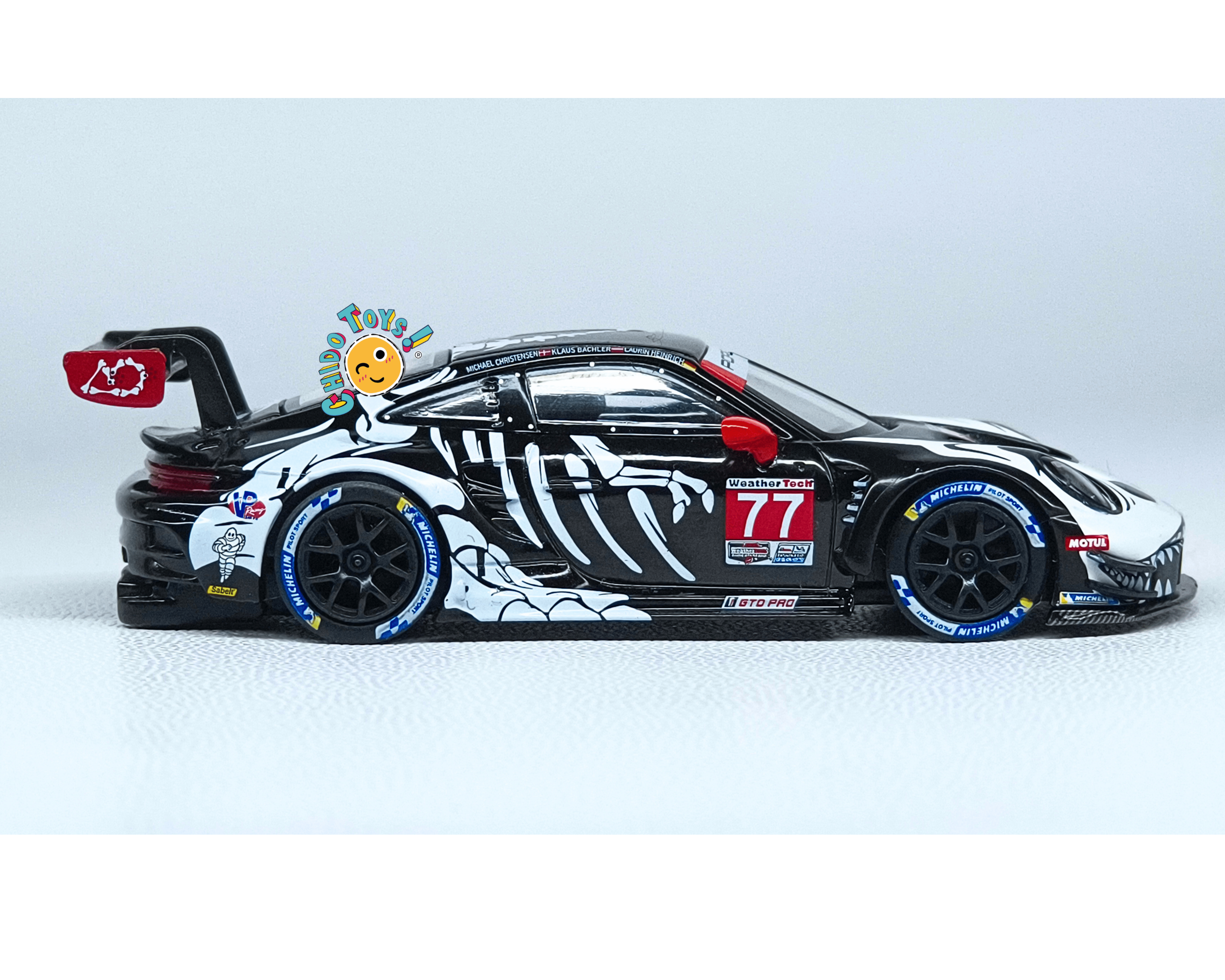 Mini GT Porsche 911 GT3 R Rexy 77 IMSA 1:64 Edición Especial - Chido Toys