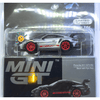 Mini GT Porsche 911 GT3 RS CHASE 1:64 negro Pyro Red - Chido Toys