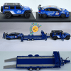 Mini Station set Jeep + Subaru STI 1:64 con remolque y capelo - Chido Toys