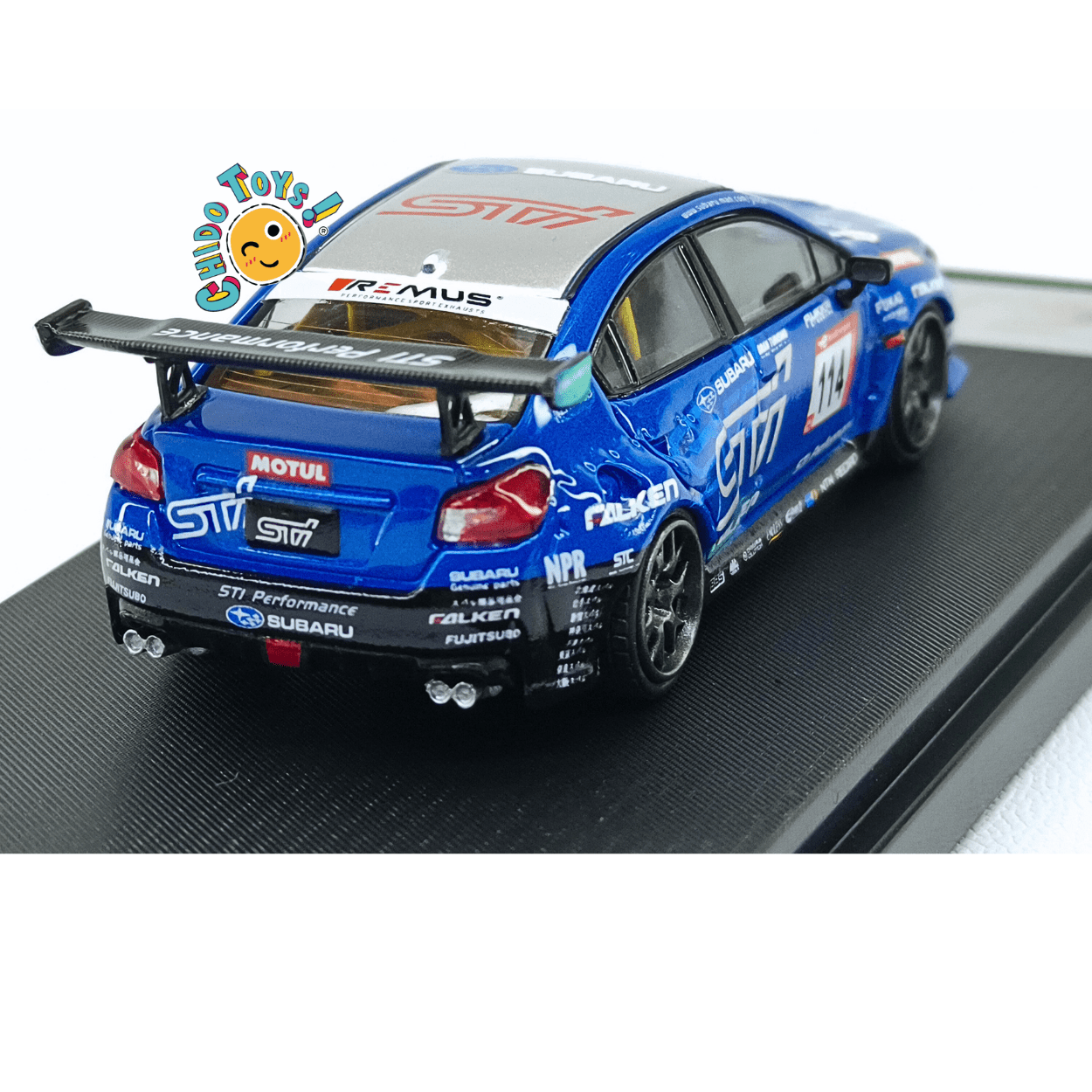 Mini Station set Jeep + Subaru STI 1:64 con remolque y capelo - Chido Toys