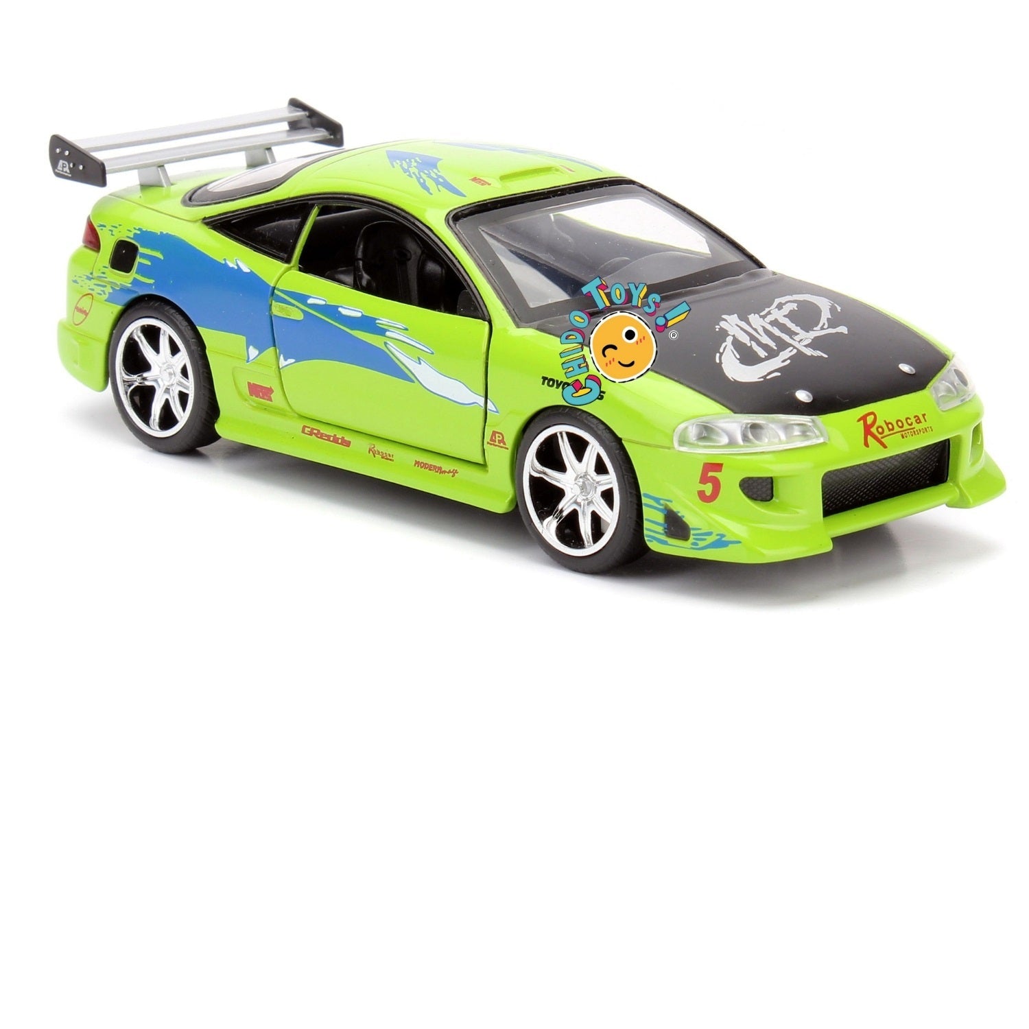 Mitsubishi Eclipse a escala, "Fast & Furious 1 " - Chido Toys