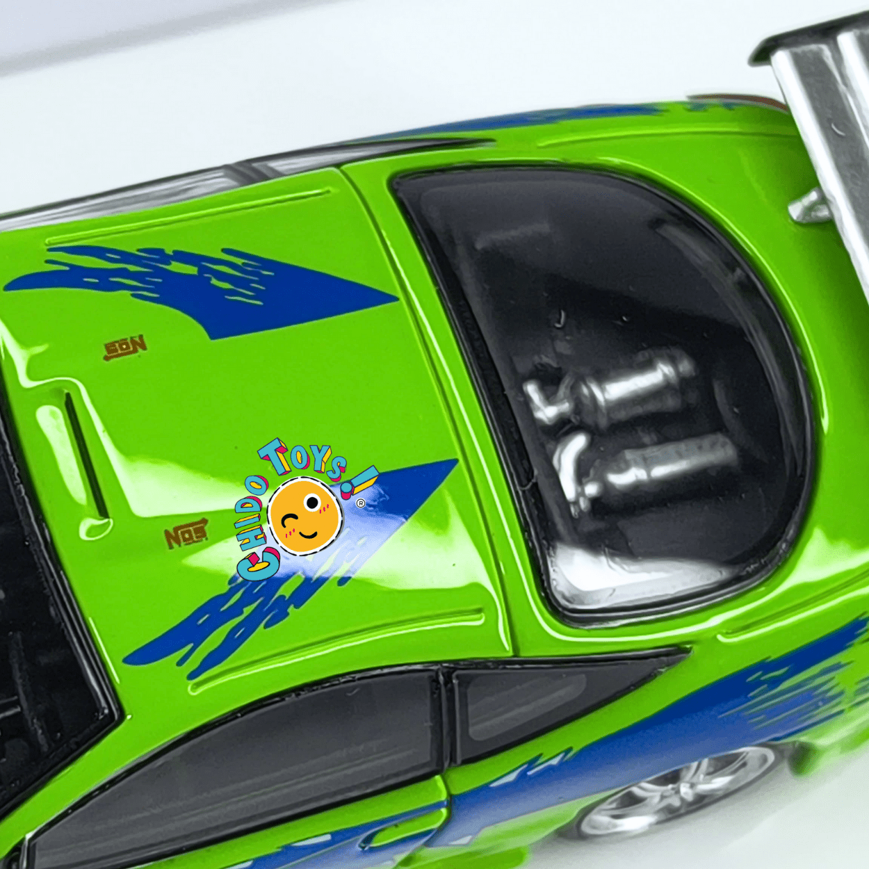 Mitsubishi Eclipse Verde 1:64 – Fast & Speed, Detallado Premium - Chido Toys