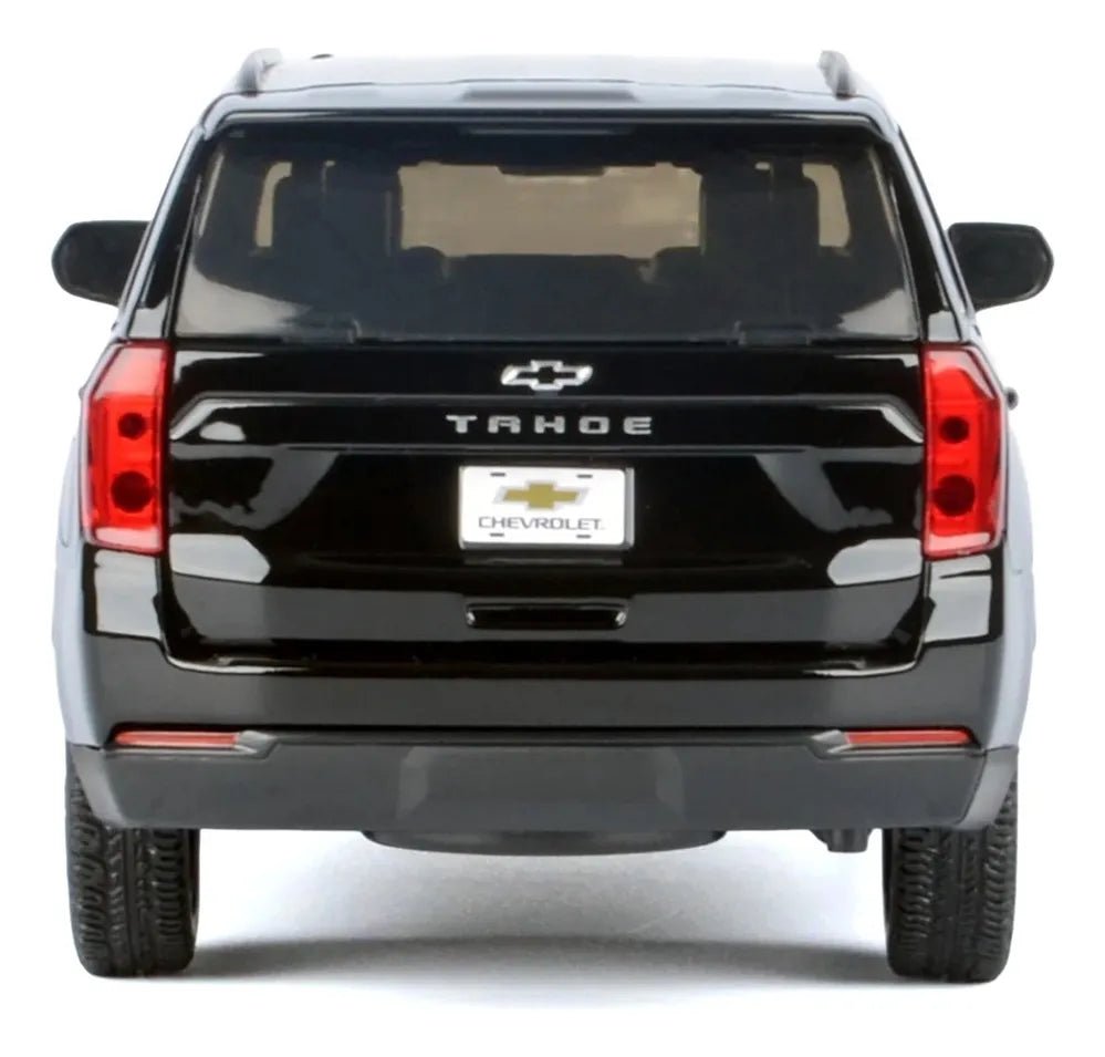 MotorMax Chevrolet Tahoe Z71 2025 1:24 negra con apertura de puertas y cajuela - Chido Toys