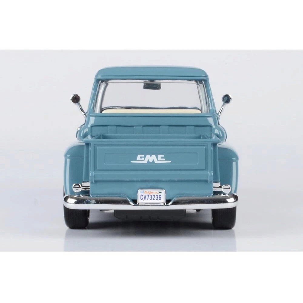 Motormax GMC Blue Chip Pickup 1955 1:24 azul clásico - Chido Toys