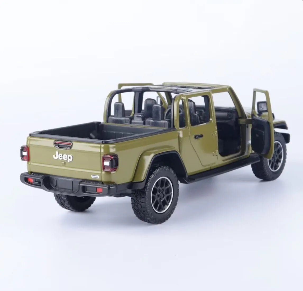 Motormax Jeep Gladiator Overland 2021 1:24 verde militar - Chido Toys