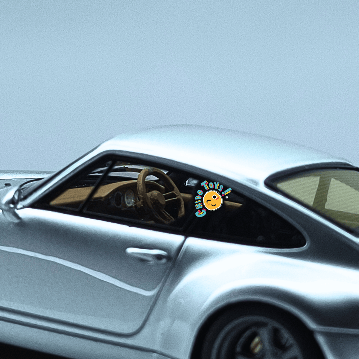 MY64 Porsche 911 Gunther Werks 993 1:64 Plata Cromada con Capelo - Chido Toys