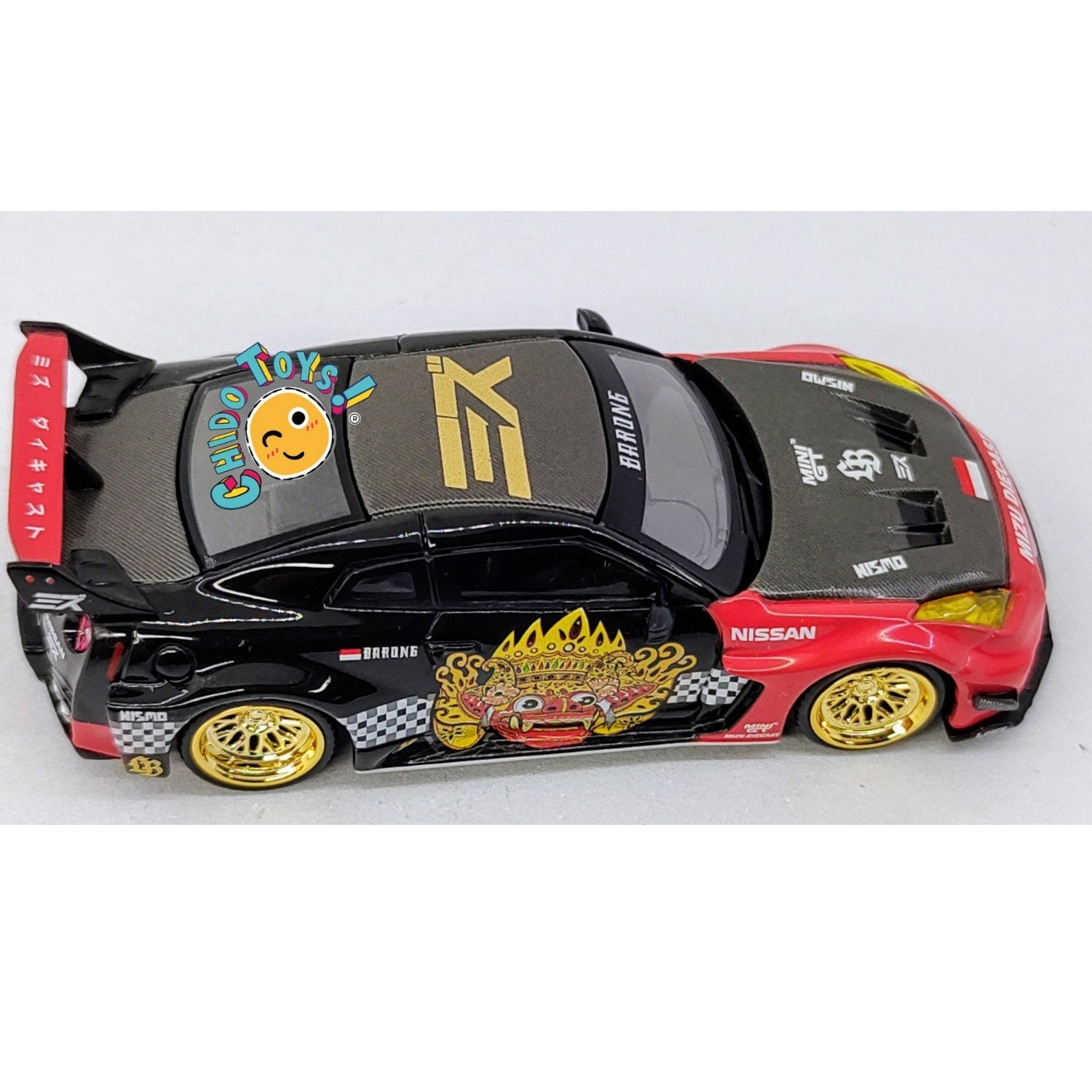 Nissan GTR R35 GT - RR LB - Silhouette Works GT “Barong” 1:64 – Fusión de Cultura y Potencia - Chido Toys