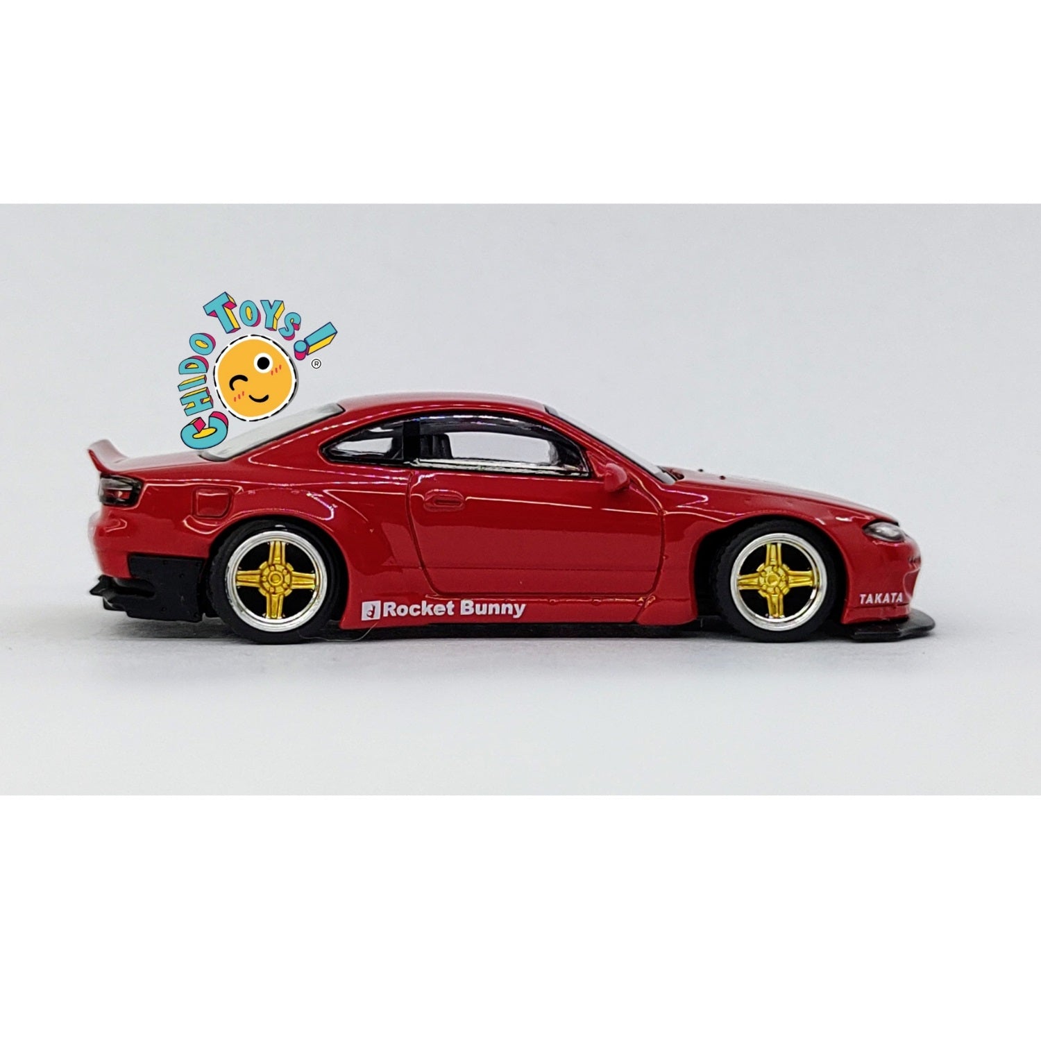 Nissan Silvia (S15) Rocket Bunny 1:64 – Un Ícono de Estilo y Rendimiento - Chido Toys