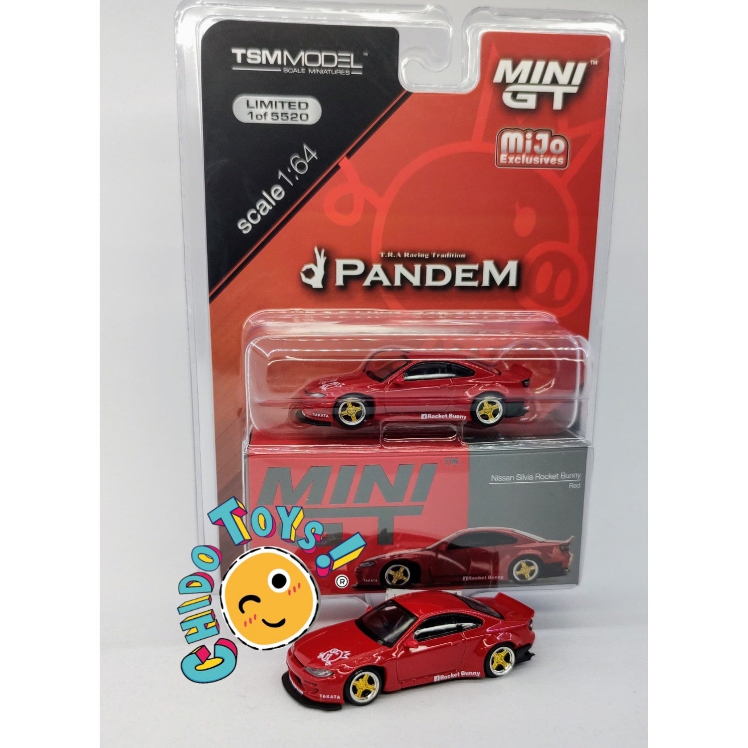 Nissan Silvia (S15) Rocket Bunny 1:64 – Un Ícono de Estilo y Rendimiento - Chido Toys