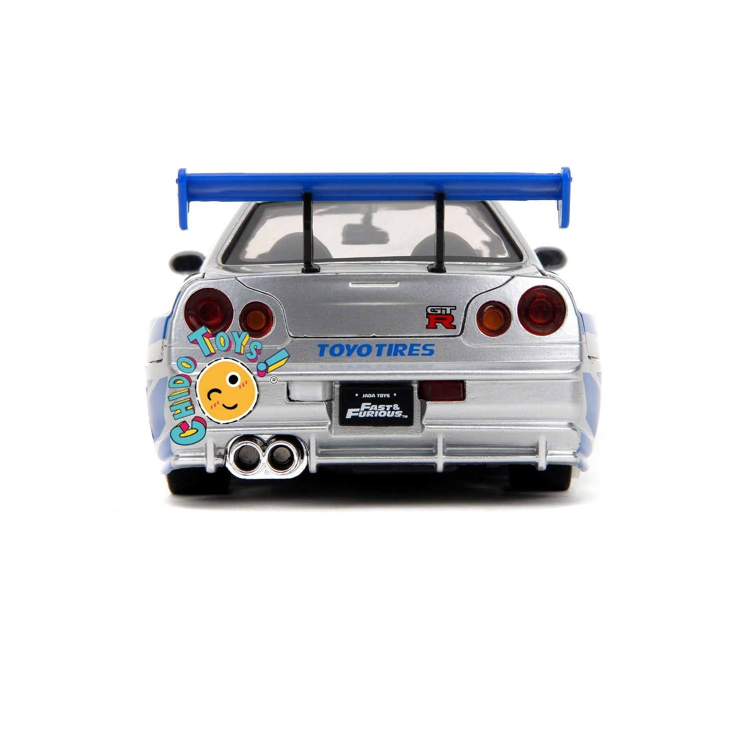 🚗 Nissan Skyline GT - R R34 Brian's 1/24 – Réplica de Fast & Furious con Detalles Realistas 🏁 - Chido Toys