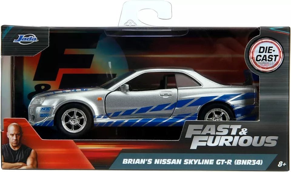 Nissan Skyline – Jada 1:32 (Metal, Llantas de Goma, Apertura de Puertas) - Chido Toys