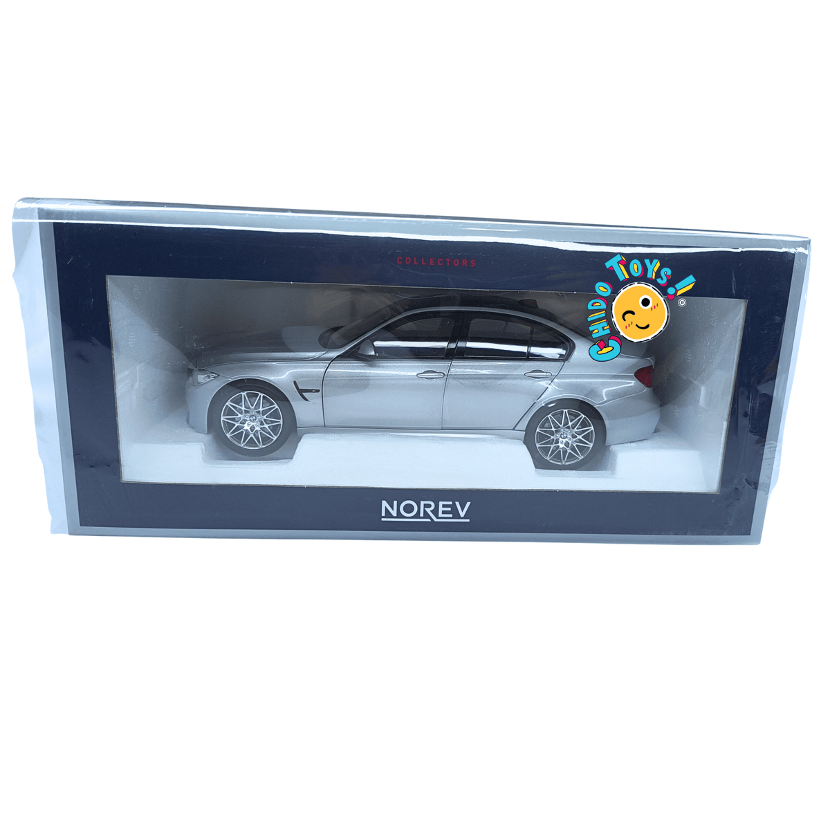 Norev BMW M3 Competition F80 2017 1:18 Silver con techo de carbono - Chido Toys