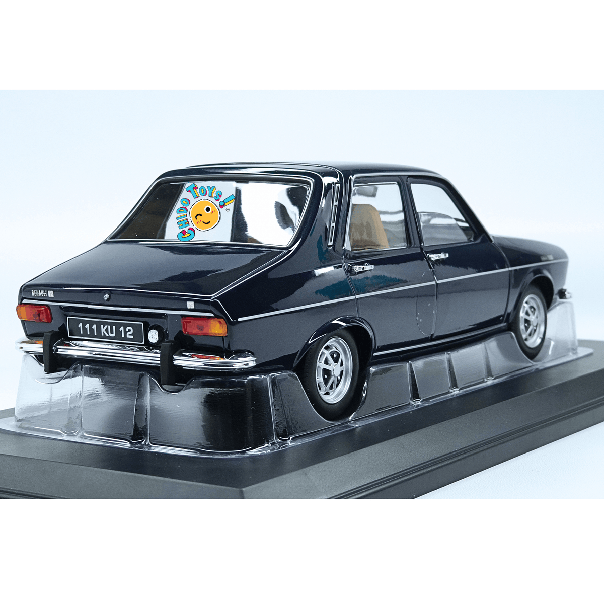 Norev Renault 12 TS 1:18 Azul Oscuro Metalizado – Edición Collectors - Chido Toys