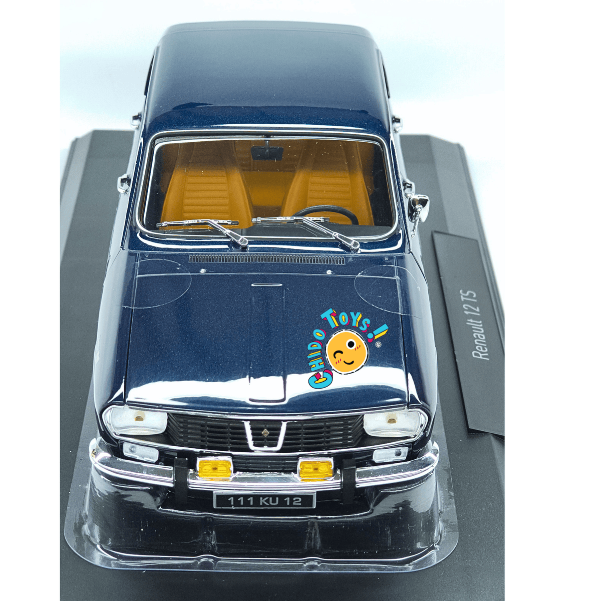 Norev Renault 12 TS 1:18 Azul Oscuro Metalizado – Edición Collectors - Chido Toys